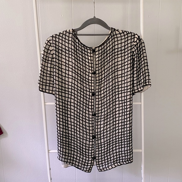 bill blass Tops - Vintage Bill Blass Beaded Top